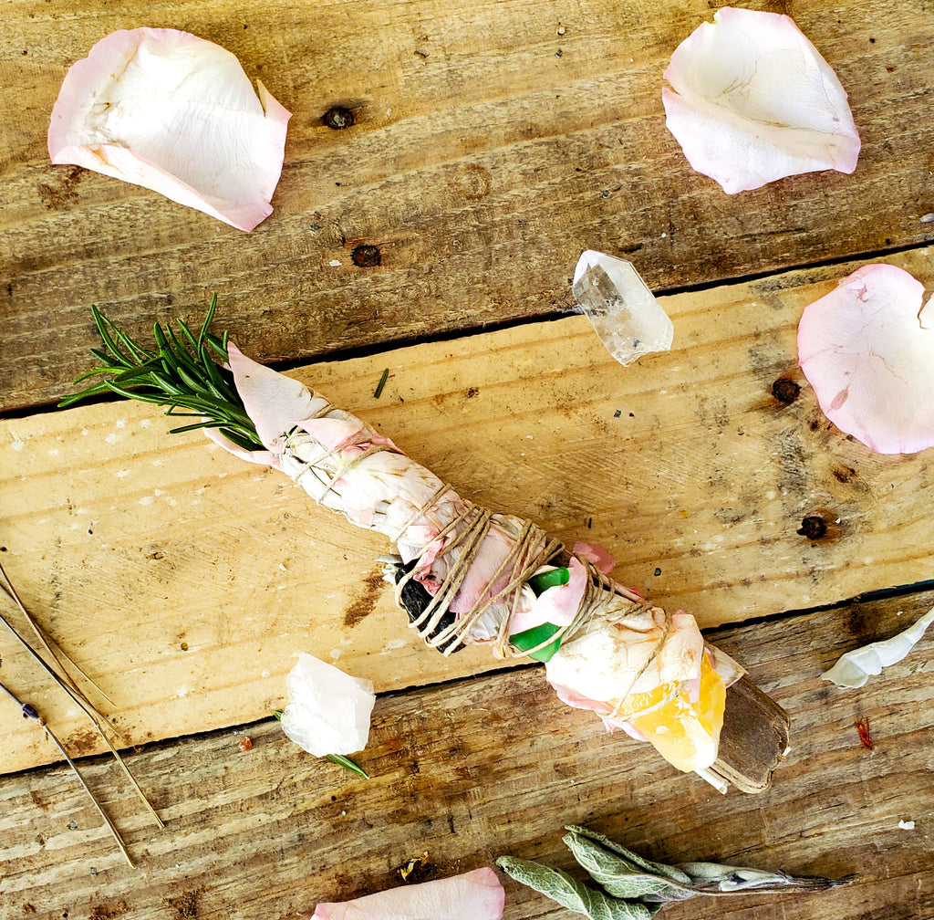 Crystal Driftwood Wand